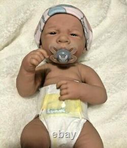 AWW! It's Baby GIRL! Berenger Life Like Reborn Preemie Pacifier Doll +Extras