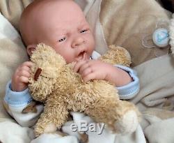 AWW Top Dog! Baby Boy PREEMIE Berenguer Life Like Reborn Pacifier Doll +Extras