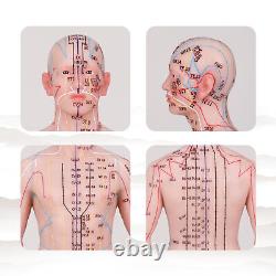 Acupuncture Model 48/55cm Human Acupoint Silicone Doll English Marking