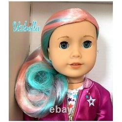 American Girl 88 Truly Me Doll light Skin, Blue Eyes, Pastel Multicolor Hair NEW