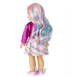 American Girl 88 Truly Me Doll light Skin, Blue Eyes, Pastel Multicolor Hair NEW