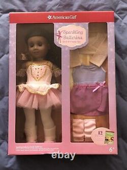 American Girl Doll SPARKLING BALLERINA & Outfit Set Black Hair Brown Eyes Cecile