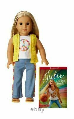 American Girl Julie Albright & Book 18 inch Doll New In Box