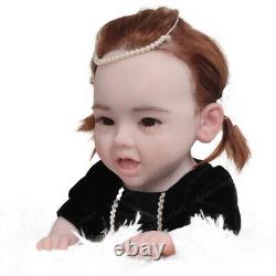 Anzi Newborn Girl 18Realistic Reborn Girl Doll Full Body Silicone Baby doll kid