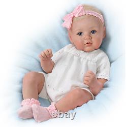 Ashton Drake Marissa May Perfect In Pink Annika Lifelike Baby Girl Doll NEW NIB