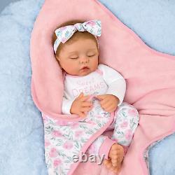 Ashton-Drake Sweet Dreams, Little One Baby Doll With Heartbeat And Bunting