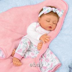 Ashton-Drake Sweet Dreams, Little One Baby Doll With Heartbeat And Bunting