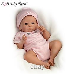 Ashton Drake Tasha Edenholm Little Peanut Lifelike Poseable Baby Doll NIB