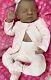 Big Silicone Baby Girl/boy Doll. 22 In. 7.5 Lbs. Biracial 1/4 Limb. Belly Plate