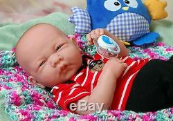 Baby Boy Doll Berenguer 14 Real Alive Soft Vinyl Silicone Preemie LifeLike