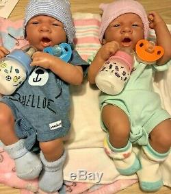 Baby Twins Reborn Doll Berenguer 14 PREEMIE Vinyl Preemie Life like BOY/ GIRL