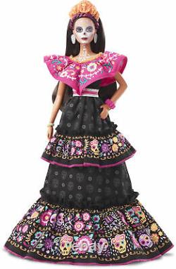 Barbie 2021 Female Dia De Los Muertos Day of The Dead Doll Mattel - IN HAND