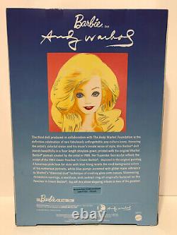 Barbie Andy Warhol Doll Gold Label DWF57 Mattel 2016 NIB NRFB