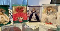 Barbie Dolls COLLECTIBLE LOT OF 4 FOUR, LIMITED Holiday Edition BARBIES