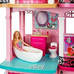 Barbie Dream House Doll Furniture 70+ Accessories Elevator Kid Children Play Fun