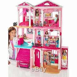 Barbie Dream House Doll Furniture 70+ Accessories Elevator Kid Children Play Fun