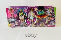 Barbie Extra 5-Doll Set with 6 Pets and 70 Styling Pieces. Brand NEW