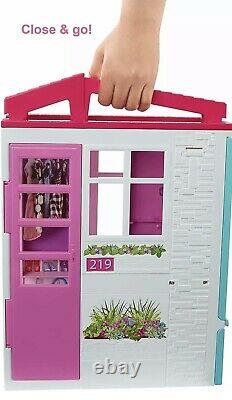 Barbie Fully Furnished Dolls House 60+ Cm 21 Accessories Age 3+ FXG54
