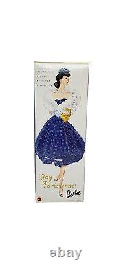 Barbie Gay Parisienne 1959 Fashion and Doll Reproduction Limited Ed. 2002 NOS
