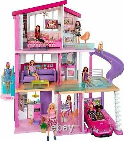 Barbie Girls 3 Storey Doll Dream House Play Set with 70+ Accessory Pieces FHY73