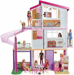Barbie Girls 3 Storey Doll Dream House Play Set with 70+ Accessory Pieces FHY73