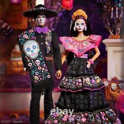 Barbie & Ken 2021 Dia De Los Muertos (Day of The Dead) Doll Set IN HAND