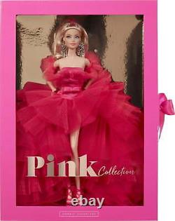 Barbie Signature Pink Collection Doll, Silkstone Barbie Doll in Tulle Gown