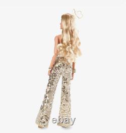 Barbie the Movie Collectible Doll, Margot Robbie Barbie in Gold Disco Jumpsuit