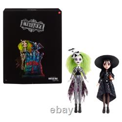 Beetlejuice & Lydia Deetz Monster High Skullector Doll 2-Pack IN HAND