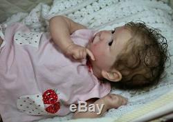 Bonnies Babies CUSTOM Reborn Bonnie Brown Saskia Free US Shipping