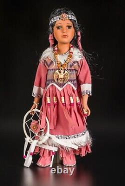 Brand New, In Original Packaging, Elu Doll, Native American, Porcelain/Polyester