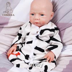 COSDOLL 18.5 Boy Doll 3KG Reborn Baby Dolls Full Body Silicone Can Drink & Pee