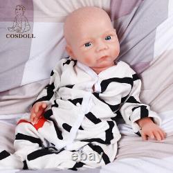 COSDOLL 18.5 Boy Doll 3KG Reborn Baby Dolls Full Body Silicone Can Drink & Pee