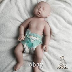 COSDOLL 18.5 Eyes-closed Baby Doll Girl Full Body Soft Silicone Lifelike Reborn