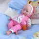Cosdoll 18.5''floppy Silicone Reborn Baby Girl Silicone Doll Can Drink Water&pee