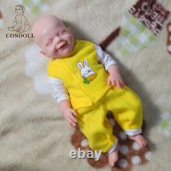 COSDOLL 18.5'' Full Body Silicone Reborn Baby Eyes Closed Sleeping BOY Dolls Toy
