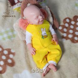 COSDOLL 18.5'' Full Body Silicone Reborn Baby Eyes Closed Sleeping BOY Dolls Toy