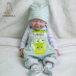 COSDOLL 18.5 Full Soft Silicone Boy Reborn Doll Boy Baby Doll Newborn Baby Doll
