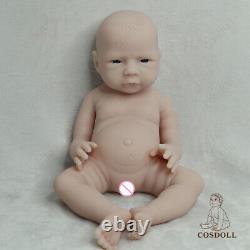 COSDOLL 18.5 Real Full Body Silicone Realistic Baby Doll 6.6LB Reborn Boy Dolls