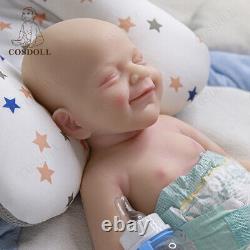 COSDOLL 18.5 Reborn Baby Doll with Drink-Wet system Full Body Silicone Boy Doll