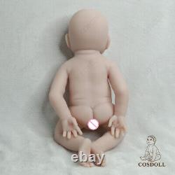COSDOLL 18.5 Silicone Reborn Baby Girl Adorable Full Soft Silicone Newborn Doll