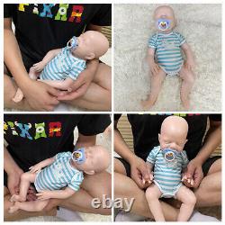 COSDOLL 18.5 in Newborn Baby Doll Full Body Silicone Reborn Baby Dolls Unpainted