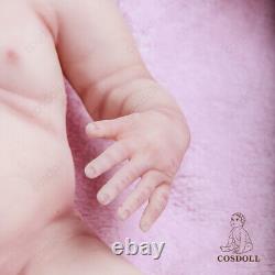 COSDOLL 18.5 in Platinum Silicone Lifelike Soft Silicone Baby Doll-Harper