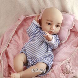 COSDOLL 18''Newborn Baby Full Silicone Reborn Baby Girl Doll drinking water