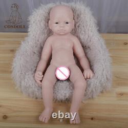 COSDOLL 19 in Reborn Baby Dolls Handmade Lifelike Newborn BOY Doll Unpainted DIY
