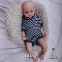 COSDOLL 22 in Platinum Silicone Reborn Baby Doll Painted Lifelike Baby Dolls USA
