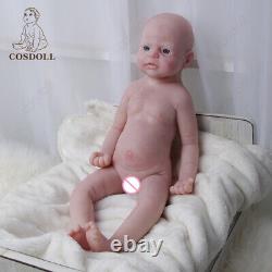COSDOLL 22in Platinum Full Silicone Reborn Baby Doll Painted Lifelike Baby Dolls