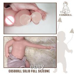 COSODOLL FullBody Silicone Rebirth BabyDoll 22 Lifelike Girl Accompany Washable