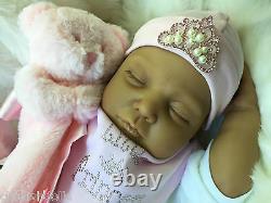 Cherish Dolls Ethnic Mixed Race Asian Reborn Doll Livvy Baby Girl Doll Uk Real