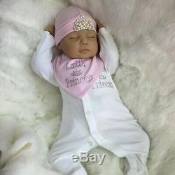 Cherish Dolls New Reborn Baby Girl Olivia Fake Babies Floppy Realistic Doll Uk